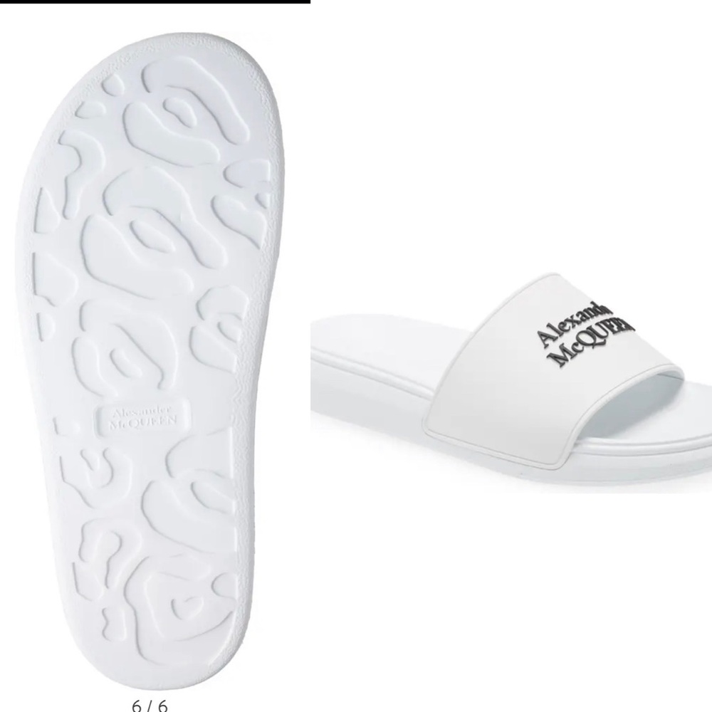 SOLD 💕New!! Alexander McQueen pool slides 💕 - Picture 3 of 8